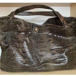 Kate Spade Metallic Snake Print Handbag